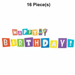 Happy Birthday Yard Sign 32 Pc