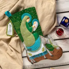 Bucilla Felt Stocking Applique Kit 18" Long-Holy Journey