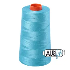 Bright Turquoise (5005) | 50wt Cone (5900M / 6452Y) | Aurifil Thread