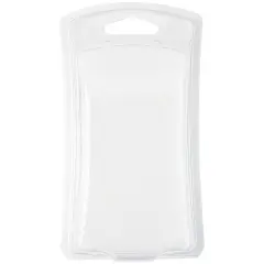 Collecting Warehouse Clear Plastic Clamshell Package / Storage Container, Curved Front, 5.06" H x 2.56" - 2.81" W x 1.18" D