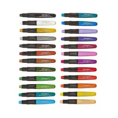 KINGART&reg; Gel Stick Mixed Media Crayons, 24 Colors