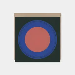 Modern Circle Square Art Card IV