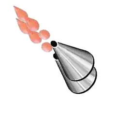 Magic Line Tube Decorating Tip Oval Aluminum