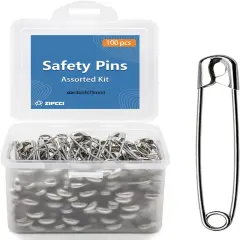 3 inch Safety Pins, 100 Pcs Safety Pins Heavy Duty