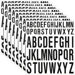 8 Sheet Letter Stickers Vinyl Alphabet Stickers