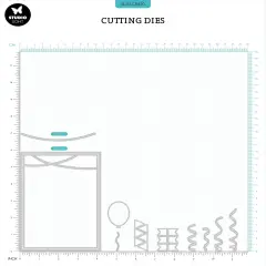 Studio Light Sweet Stories Cutting Die-Nr. 820, Party Cardshape