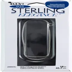 CousinDIY Slide-A-Bead Chain 18"-Silver
