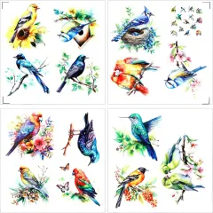 15 Sheets Vintage Rub On Transfers for Crafts