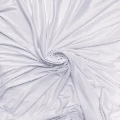 1 Yard Matte White Stretch Lining Fabric 60&Prime; Wide for Costumes, Dresses, Apparel, and Craft Sewing