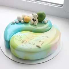 Yin Yang Shaped Silicone Cake Moulds