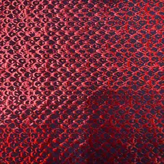 1 Yard Mermaid Snake Hologram Foil Stretch Nylon Spandex Fabric for Dancewear 58/60"Width Black Red