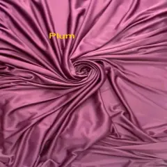 1 Yard Plum Matte Stretch Lining Fabric For Dresses Undergarments Costumes Sewing 60 Inches Wide