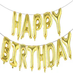 Birthday Party Decorations and Supplies (Gold) Brand: REIANS