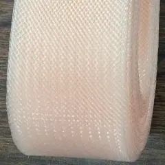 1 Yard Horsehair Braid Trim Stiff Crinoline Webbing for Dresses, Hats & Costumes 100% Nylon 2" Wide Blush Lite