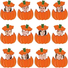 50 Packs Fall Pumpkin Cutouts Autumn Pumpkin Paper Cut