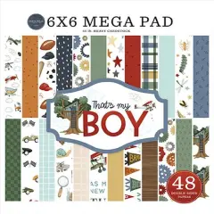 Carta Bella That's My Boy Cardmakers 6X6 Mega Pad