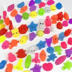 80 PCS Colorful Squishy Animals Toy