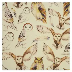 Elan Transfers Overglaze Decal Sheet - Owls