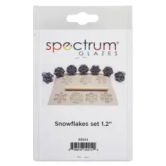 Spectrum Stamps - Snowflakes, Large, Set of 7