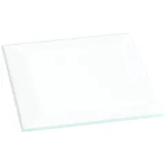 Plymor 2" Square, 3mm Thick Beveled Clear Glass