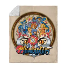 Warner Brothers Thundercats Silk Touch Sherpa Throw Blanket Justice