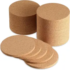 120 Pcs Cork Coaster Bulk 4 Inch