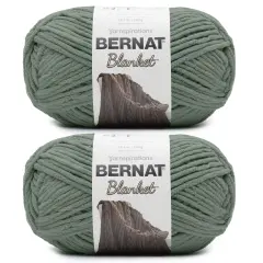 Bernat Blanket Big Ball Yarn 24 Pack-Smoky Green