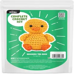 Complete Crochet Kit, Quackers The Duck, 5"