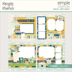 Simple Stories Simple Pages Page Kit-Happy Travels