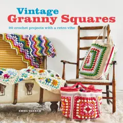 Vintage Granny Squares-20 Crochet Projects