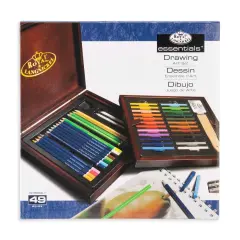 RSET-DRAW1600 | Essentials&trade; 49pc Drawing Travel Art Set
