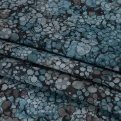 1 Yard Glacier Bubbles Printed Quilting Cotton Fabric by Northcott Bliss Collection 43 Inches Width