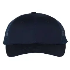 Valucap&reg; Mesh Back Trucker Cap Comfortable Breathable Fit Navy