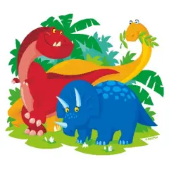 Dinosaurs Edible Cupcake Toppers Decoration