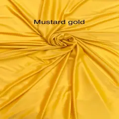 1 Yard Mustard Gold Matte Stretch Lining Fabric For Sewing Formal Dresses Undergarments 60 Inches Wide