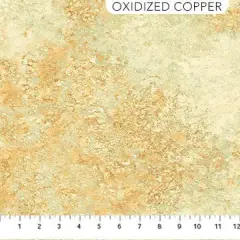 Natural Oxidized Copper 26758-68 Cotton 44"/45" Fabric Per Yard