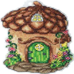 House AcornCounted cross stitch kit 8044A