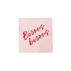 BISOUS BISOUS COCKTAIL NAPKINS
