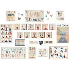 Everyone is Welcome Calming Corner Bulletin Board Set