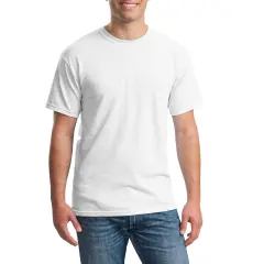 Hanes Essential-T T-Shirt for Men's Cotton Tees White