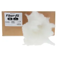 Essentials by Leisure Arts Fiber-fil Polyester Stuffing - 2 lb