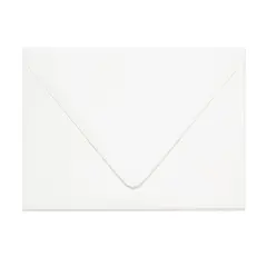 Colorplan WHITE FROST - 91 Lb. / 135 gsm / 8 pts Matte Premium Cardstock Paper Text A2 Euro Flap Envelopes Bulk Pack of 250