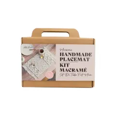 John Bead Macrame Craft DIY Kit Handmade Placemat