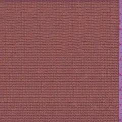 Mahogany Waffle Knit Fabric By the Yard