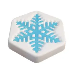 7" x 6" x 1" December Snowflake Glass Fusing Kiln Mold