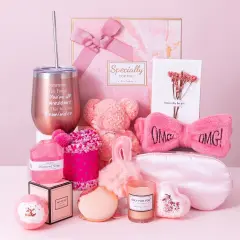 13-Piece Gift Basket for Women - Unique Self-Care Package for Mom, Wife, Sister, or Bestie