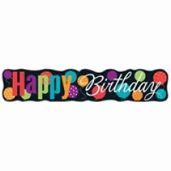 Birthday Cheer Giant Jointed Banner 4.5 ft