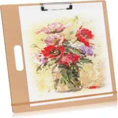 13" x 17" Artist Sketch Board with Handle - Portable Clipboard for Painting and Drawing, Art Supplies for Adults