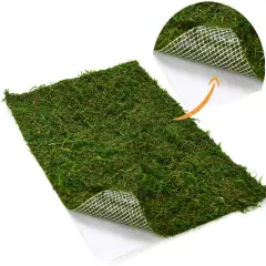 Fake Moss, 10.5oz Aftificial Decorative Green Grass for Centerpieces, Plant, Crafts, Flowers