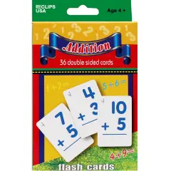 Addition Flash Cards, Set of 36 Cards &ndash; 48 Packs